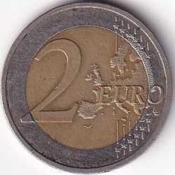 Alternative view of 2 Euros Bi Metallic Germany 2020 Brandenburg Issue Munich Mint D Mark Coin
