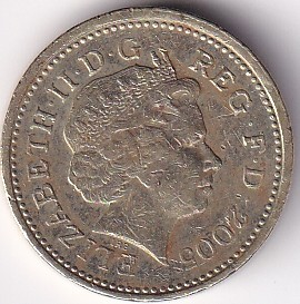 United Kingdom1 Pound Wales 2005 Nickel Brass Used Coin