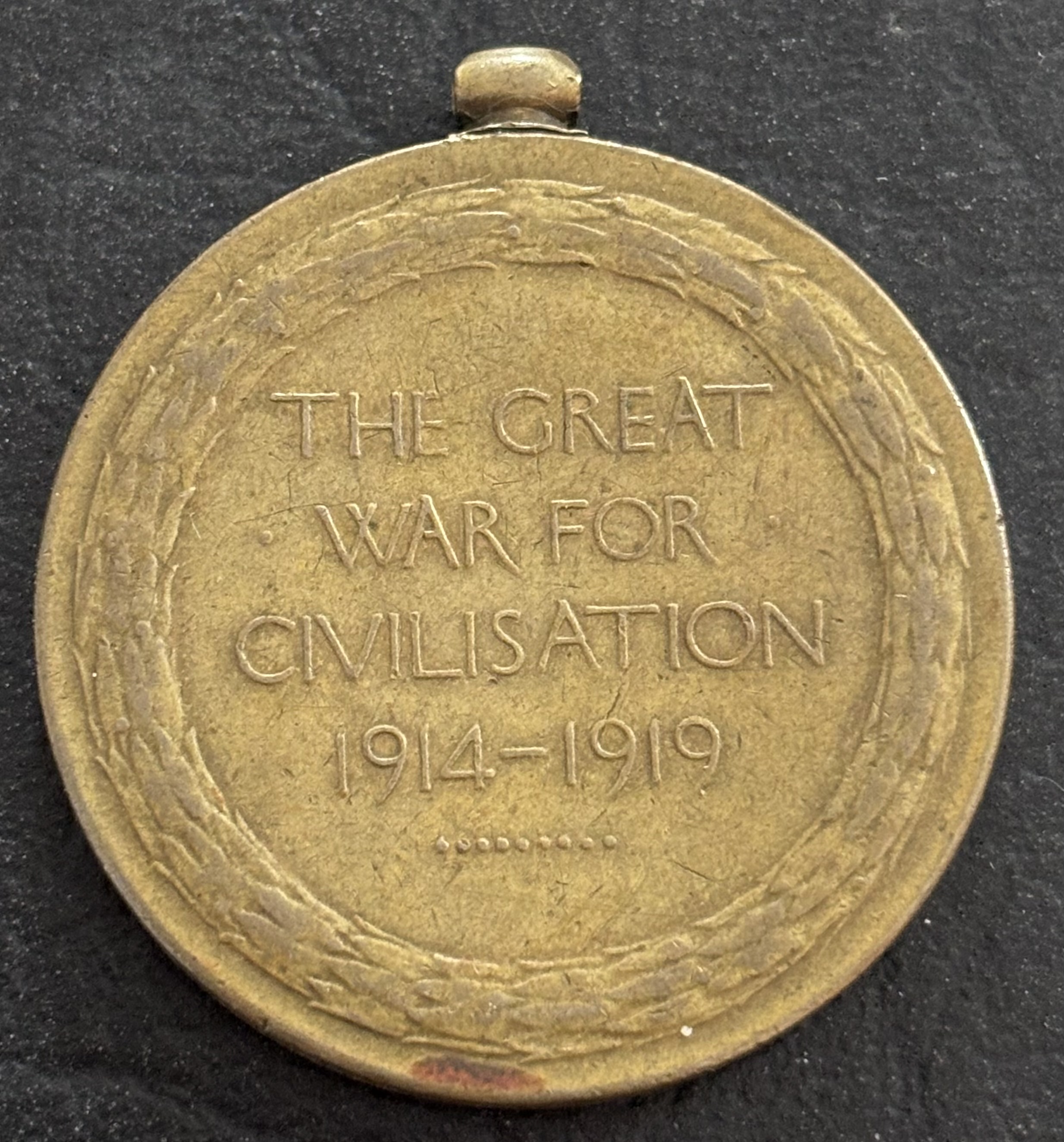 British India Victory Medal 1914-1919 World War 1 Named Medal #4 - Image 2