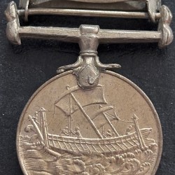 Alternative view of India Videsh Seva Medal Ethiopia Copper Nickel