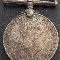 Alternative view of World War II 1939-45 British India Army Military Campaign Medal