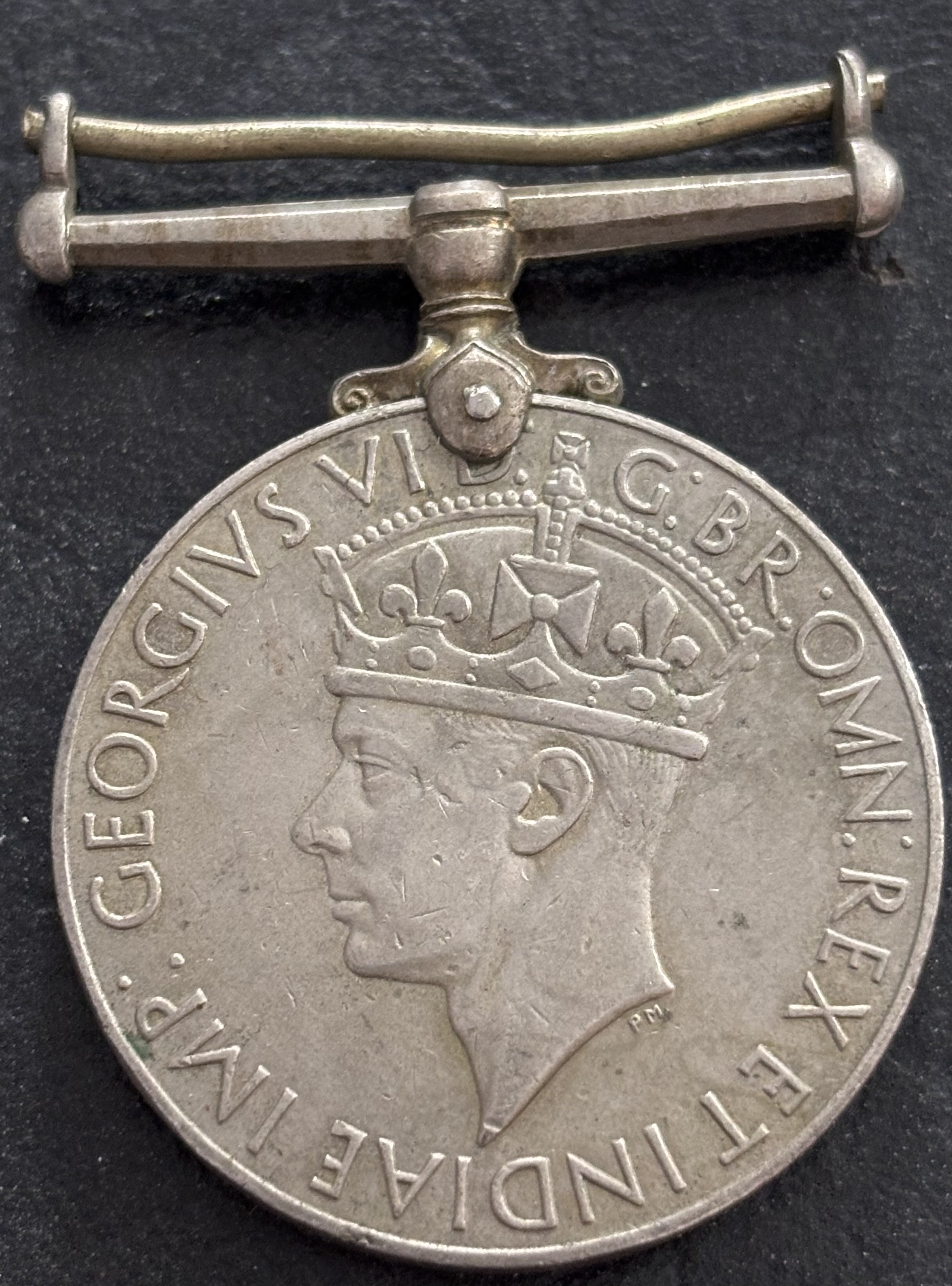 World War II 1939-45 British India Army Military Campaign Medal Undivided India Map - Image 2