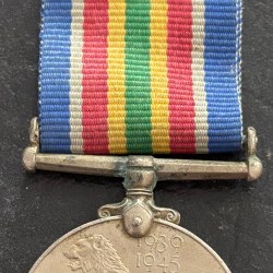 World War II 1939-45 British India Army Military Campaign Medal with ribbon