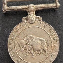 Alternative view of Copper Nickel 1956-81 Madhya Pardesh Shasan Silver Jubilee Medal Rare