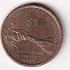 United States 1 Dollar ("Native American Dollar" Wampanoag Treaty) Rare Commemorative Coin#X-43