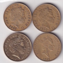 New Zealand 2 Dollars - Elizabeth II rare coin Buyer will receive randomly 1 coin #X-40