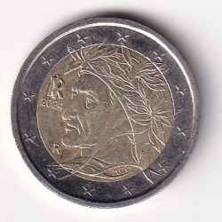 Italy 2 Euros 2024 (1st map) Rare Bimetallic Coin#X-47