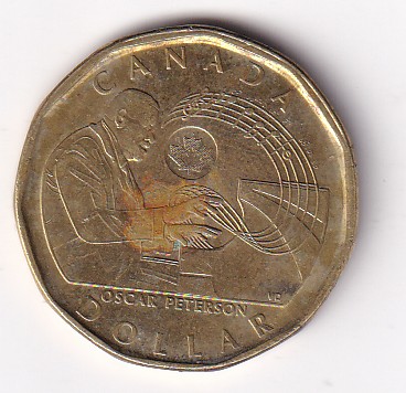Canada 1 Dollar 2022 (Elizabeth II Celebrating Oscar Peterson) Rare Commemorative Coin#X-59