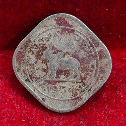 India ½ Anna 1954 Rare Coin #X-49