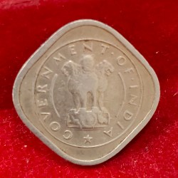 Alternative view of India ½ Anna 1954 Rare Coin #X-50