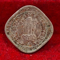 Alternative view of India ½ Anna 1954 Rare Coin #X-55