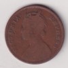 Indian Local and Princely states › Bikanir, ¼ Anna 1895 - Victoria Rare Coin #E-16 - Image 2