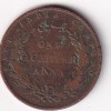 British-India ¼ Anna 1858 (Victoria) Rare Coin #E-34 - Image 2