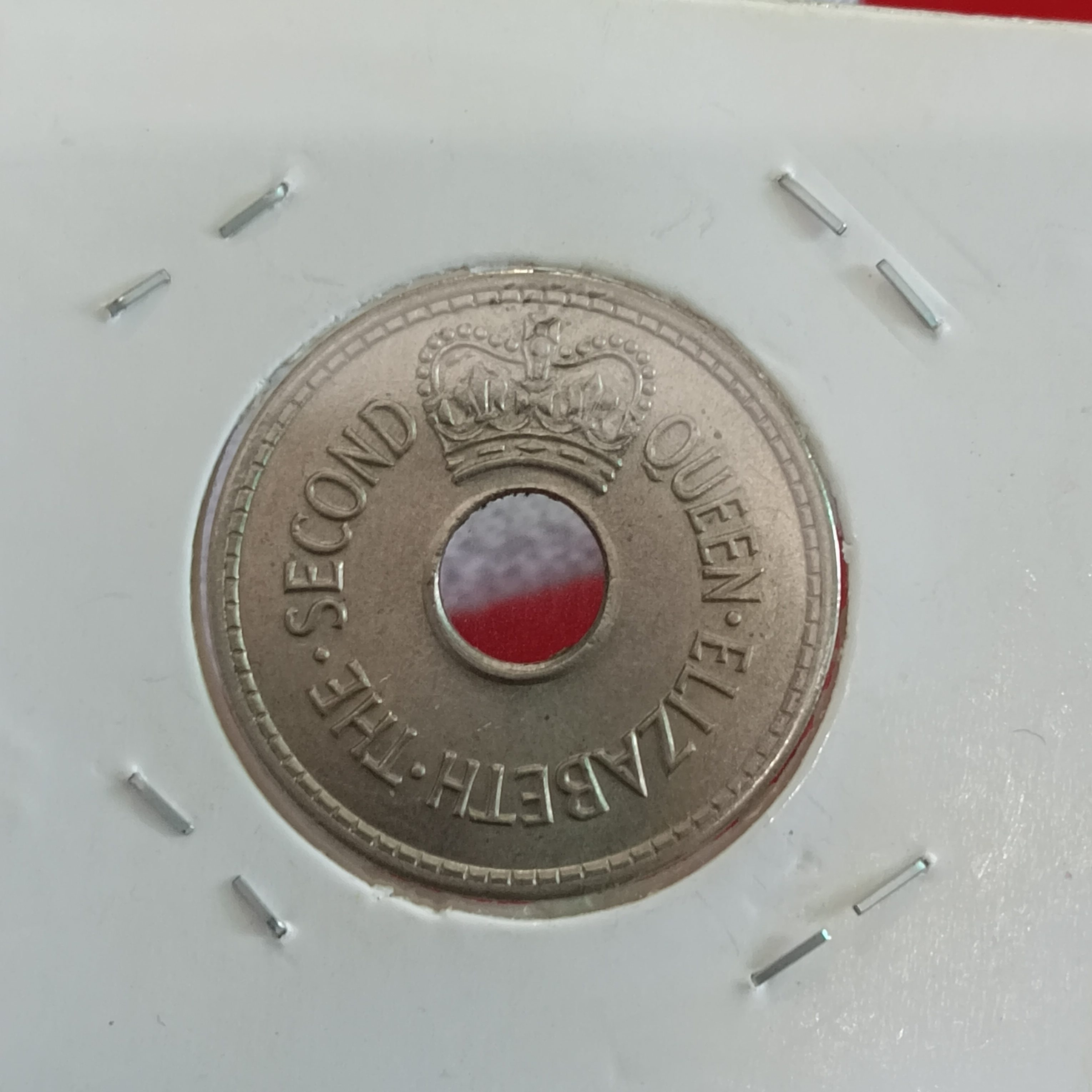 Queen Elizabeth The Second One Penny FIJI Year 1965