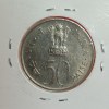 50 Paise Copper Nickel Coin 25 Th Aniversary of Independence 1947 -1972 Year Calcutta Mint UNC Condition - Image 3