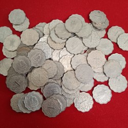Alternative view of George Vi One Anna Scare Coins Good Condition 89 Pcs Pcs Given 1939or1939 Year