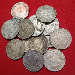Alternative view of Two Rs Scare Coin 8 Th Tamil Conference Saint Thiruvalluvar 1995 Year Bombay Mint 15 Pcs Given Republic of india