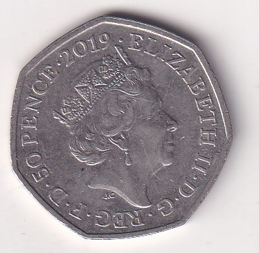 United Kingdom 50 Pence 2019 - Elizabeth II ; Paddington at St Paul's Rare Coin #E-82