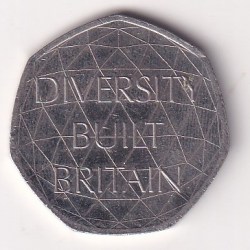 United Kingdom 50 Pence 2020 - Elizabeth II ; Brexit Rare Coin #E-88