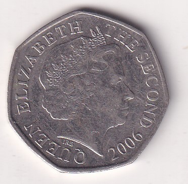 Jersey 50 Pence 2006 - Elizabeth II Rare Coin #E-90 - Image 2