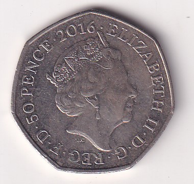 United Kingdom 50 Pence 2016 - Elizabeth II ; Team GB Olympics Rare Coin #E-97