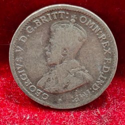 Alternative view of Australia 3 Pence (1917) (George V) Rare Silver Coin#E-94