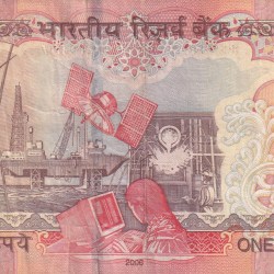 Alternative view of Ending 786 Fancy Number 1000 Rupees Governor Y.B Reddy Rare Note