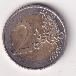 Alternative view of Belgium 2 Euros 2008 - Albert II Human Rights Bimetallic Commemorative issue Rare Coin #E-109