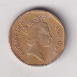 Alternative view of Fiji 1 Dollar 1995 - Elizabeth II Rare Coin #E-110