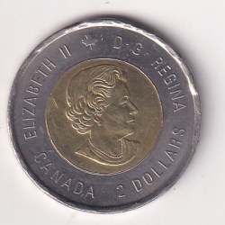 Alternative view of Canada 2 Dollars 2020 - Elizabeth II Victory Rare Coin #E-111