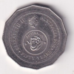 Australia 50 Cents 2016 - Elizabeth II - 50th Anniversary of Decimal Currency Rare Coin #E-115