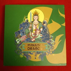 Alternative view of Ex Rare Proof Coin MANJUSRI VS DRAGON 2024 Year 25 Cents Charles III SAMOA