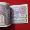 One Rs Old Rare Small Coin Unc Bundle Finance Minister S Venkatraman 1985 Year 059901 - Image 4
