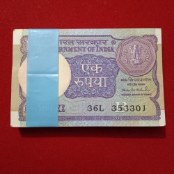 One Rs Small Coin Rare Bundle Finance Minister Montek Singh Ahluwalia Unc Condition 1991 Year 353301