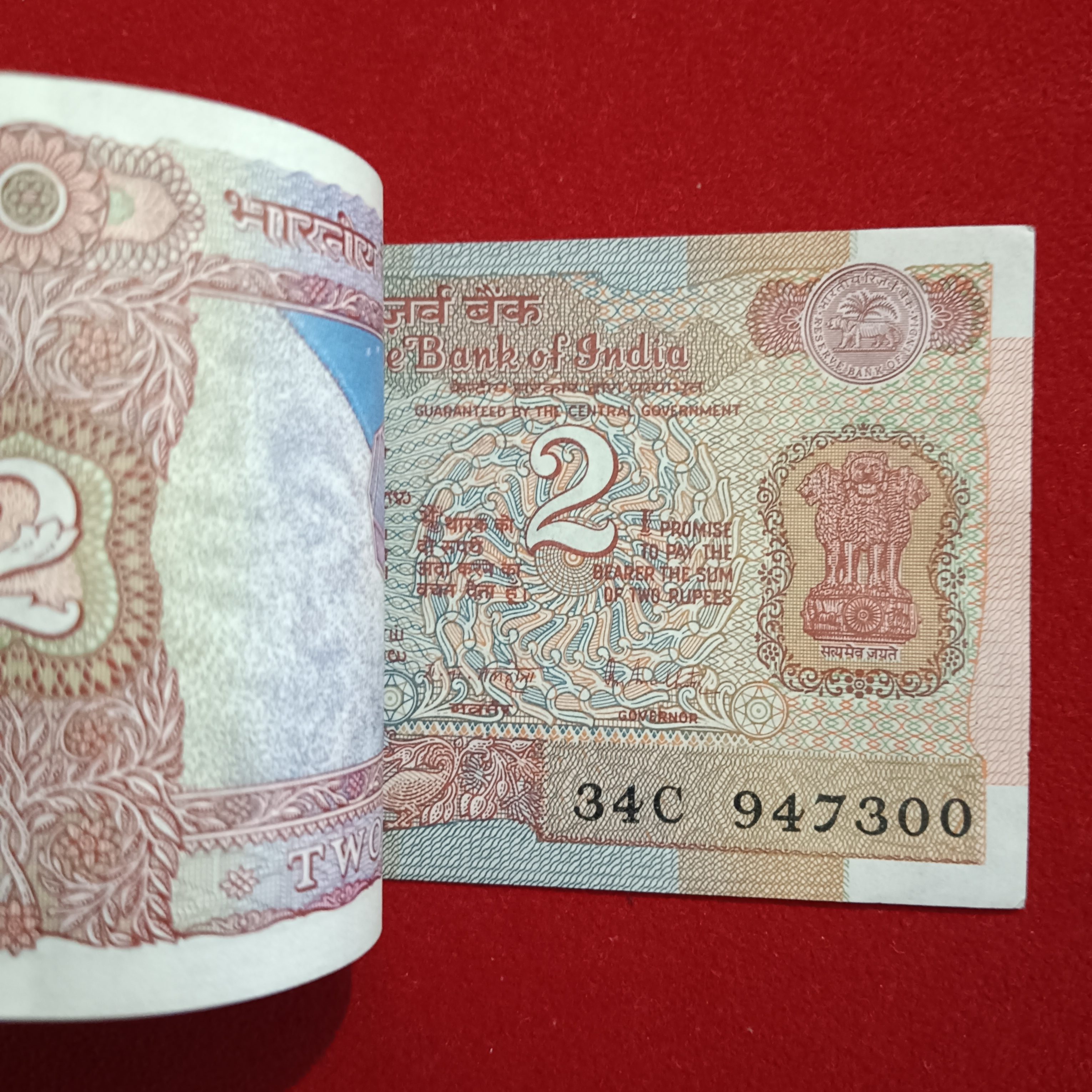 Two Rs Satalite Full Bundle Governor C Rangarajan UNC Condition Republic of India 947201