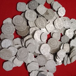 Aluminium Coin 3or5or10Paise Coins 145 Pcs Given