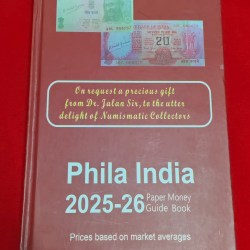 PHILA INDIA 2025-2026 PAPER MONEY GUIDE BOOK