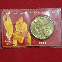 Rare Rare Rare 5 Dollars Elizabeth Australia SYDNEY 2000 Year Olympic Judo Coin Royal Australian Mint
