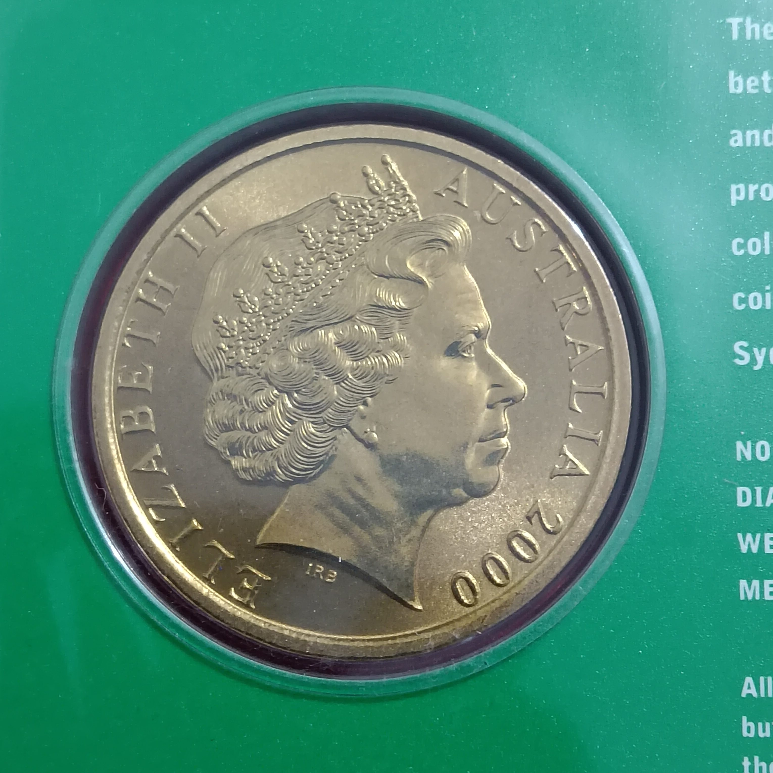 Rare Rare Rare 5 Dollars Elizabeth Australia Sydney 2000 Year Olympic Shooting Coin Royal Australian Mint