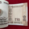 10 Rupees 2021 Governor Shaktikant DAS Rare GEM UNC Serial Packet with Fancy Number 654321 - Image 2