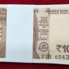 10 Rupees 2021 Governor Shaktikant DAS Rare GEM UNC Serial Packet with Fancy Number 654321