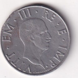 Alternative view of Italy 2 Lire 1940 (Victor Emmanuel III non-magnetic) Rare Coin#E-148
