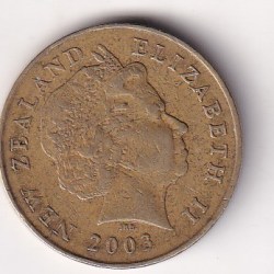 New Zealand 2 Dollars 2003 (Elizabeth II) Rare Coin#E-155