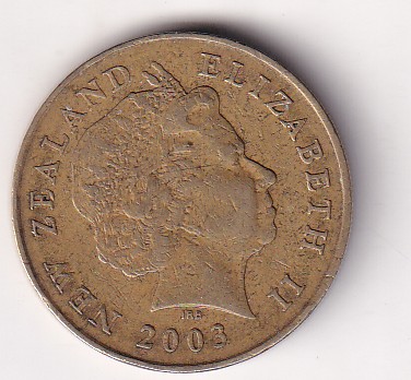 New Zealand 2 Dollars 2003 (Elizabeth II) Rare Coin#E-155