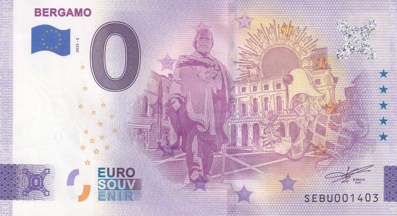 Italy 0 Euro - Bergamo Rare UNC Note