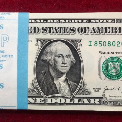 1 Dollar (George Washington ) Rare Serial Packet GEM UNC