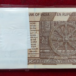 Alternative view of 000301-000400 RARE SERIAL PACKET GEM UNC 10 RUPEES 2024 GOVERNOR SHAKTIKANT DAS