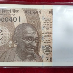 000401-000500 RARE SERIAL PACKET GEM UNC 10 RUPEES 2024 GOVERNOR SHAKTIKANT DAS