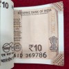 10 Rupees 2018 Governor Urjit Patel with Ending 786 Fancy Number GEM UNC Rare Serial Packet - Image 2