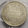 British India Victoria One Rupee 1862 6 dot Silver Coin UNC - Image 2